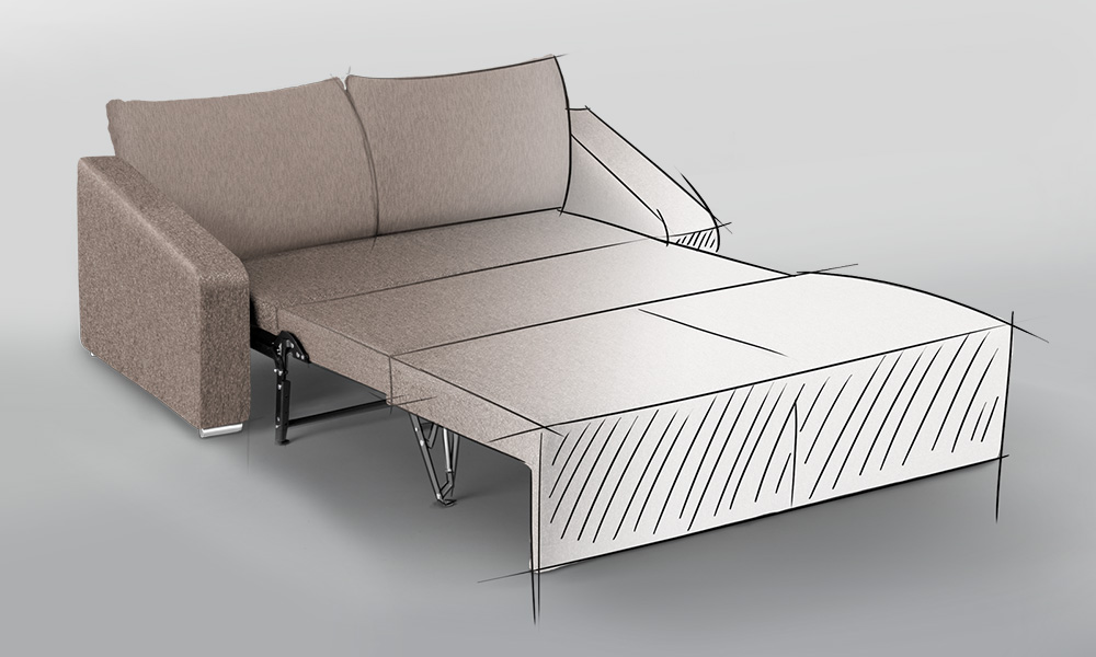 LUSCH Funktionsbeschläge für Sofabetten und Polstermöbel LUSCH Funktionsbeschläge für Sofabetten und Polstermöbel, bodennah