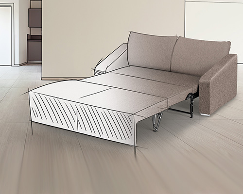 Beschlag BC 05 für Sofabetten und Polstermöbel Funktionsbeschläge für Sofabetten und Polstermöbel von Lusch