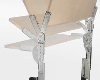 Polstergelenke für Kopfstützen Zahnrastung 