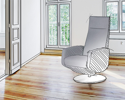 filigrano II - Funktionsbeschläge für Drehsessel - LUSCH