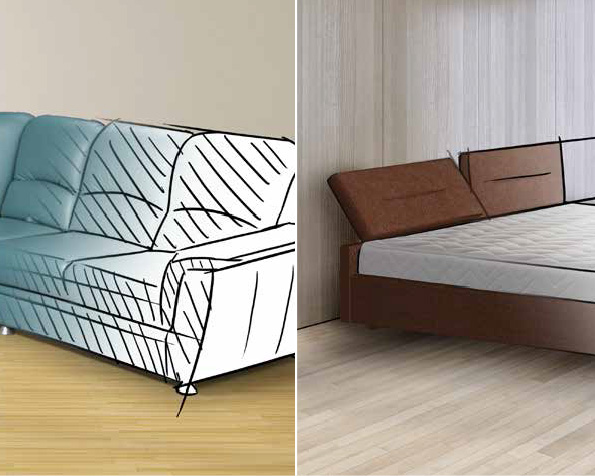 Polstergelenke für Rückenverstellungen - Funktionsbeschläge für Betten