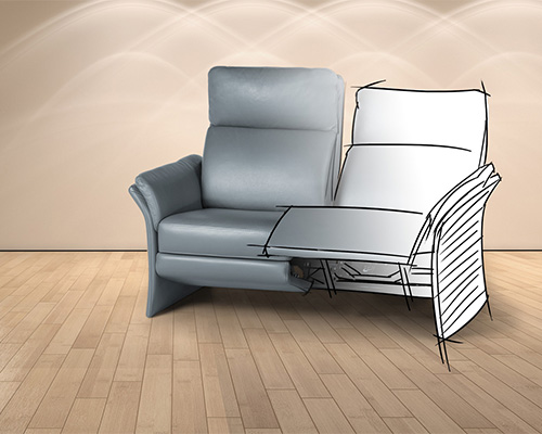 starline - Funktionsbeschläge für Sessel, Drehsessel und Mehrsitzer - Erstklassige Komfortfunktionen für vielseitiges, bodenfreies Design - LUSCH